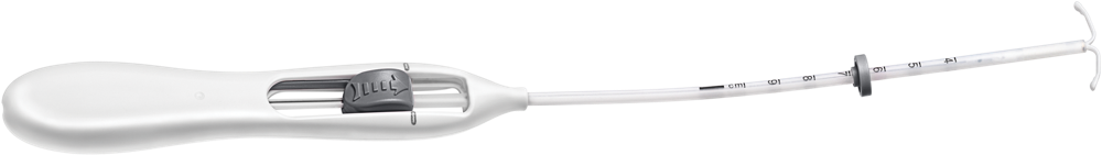 Kyleena® (levonorgestrel-releasing intrauterine system) 19.5 mg IUD T-body and inserter.